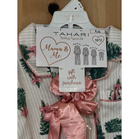 Tahari "Mama & Me" Matching Christmas Trees Pajama Set for Kids, Size 10/12 NWT - Picture 3 of 4